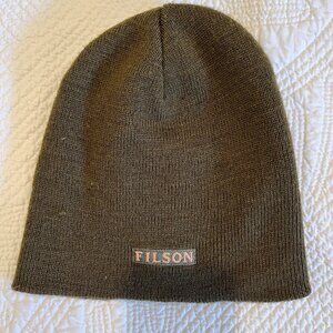 Filson Wool Knit Hat - Made in USA - Olive